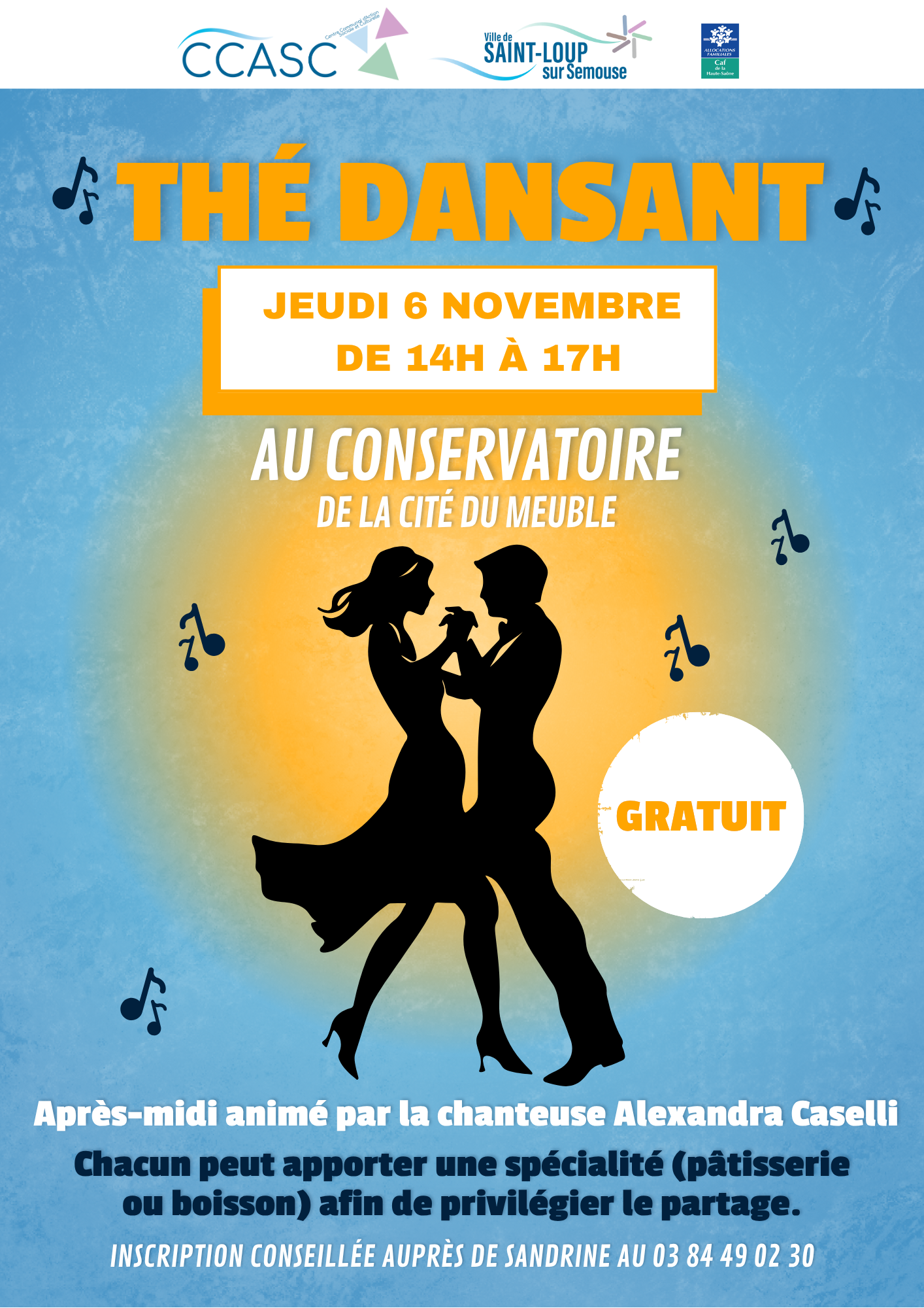 Affiche – Thé Dansant (1)