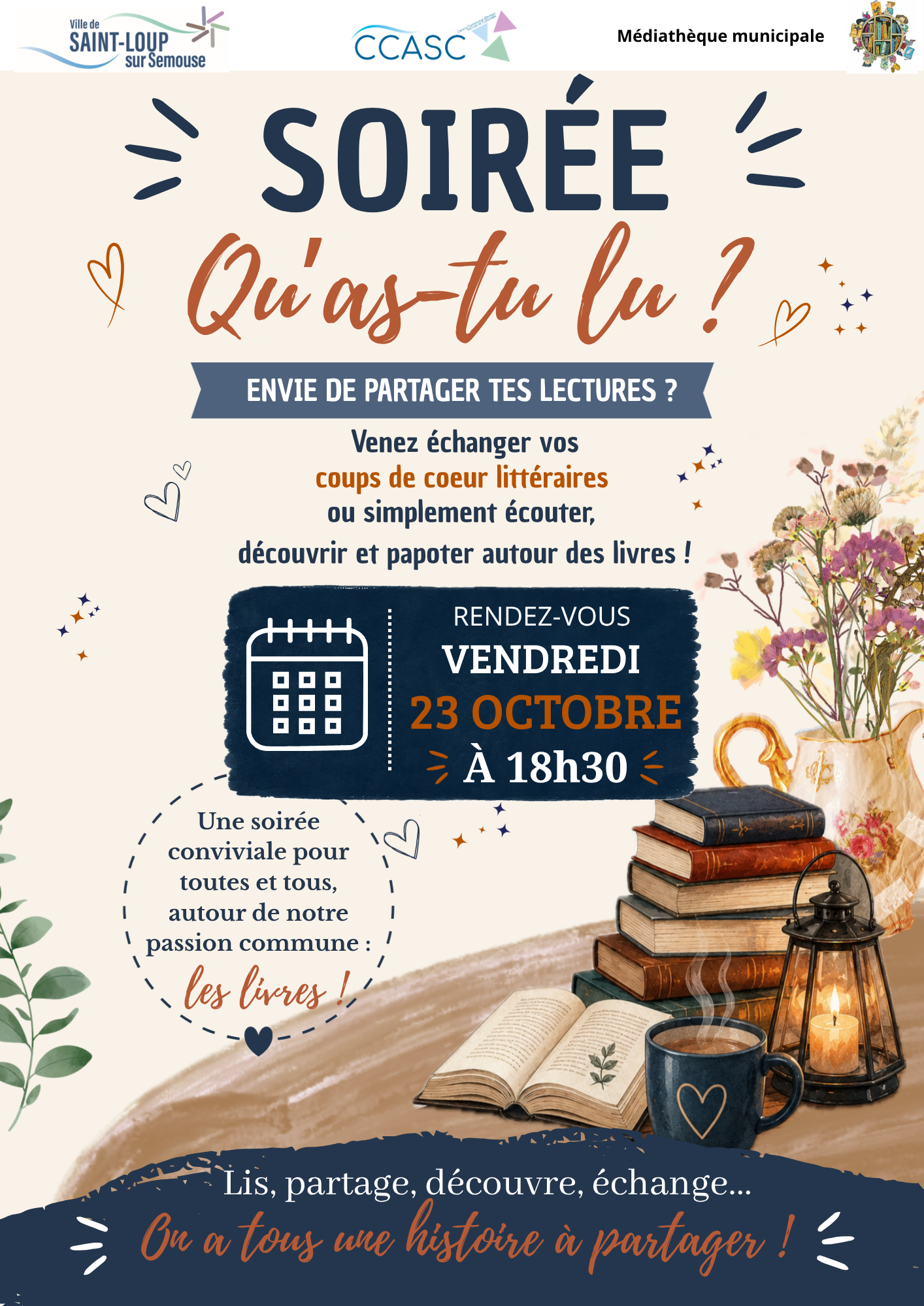 AFFICHE QU AS TU LU