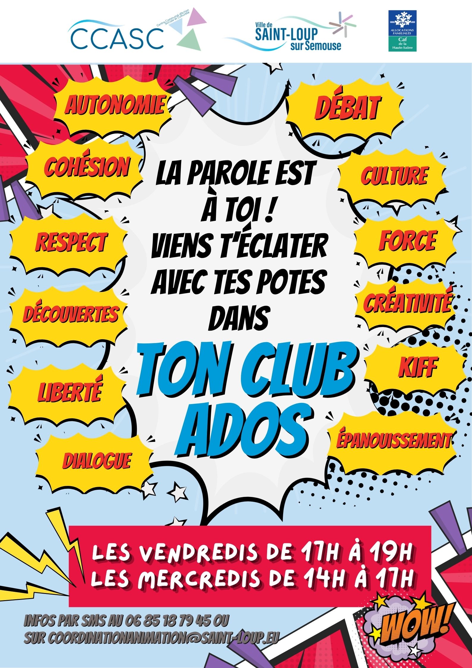 Affiche CLUB ADOS (1)