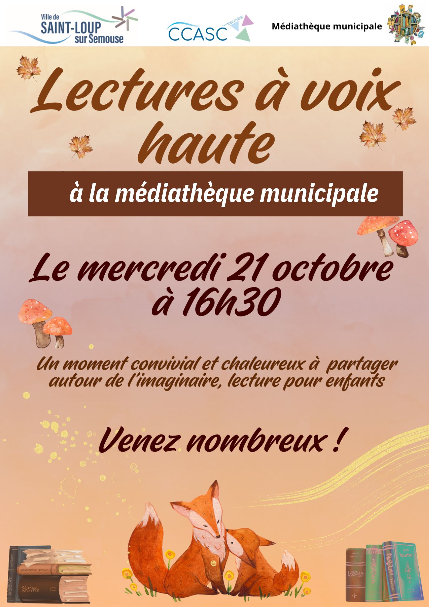 AFFICHE LECTURE VOIX HAUTE