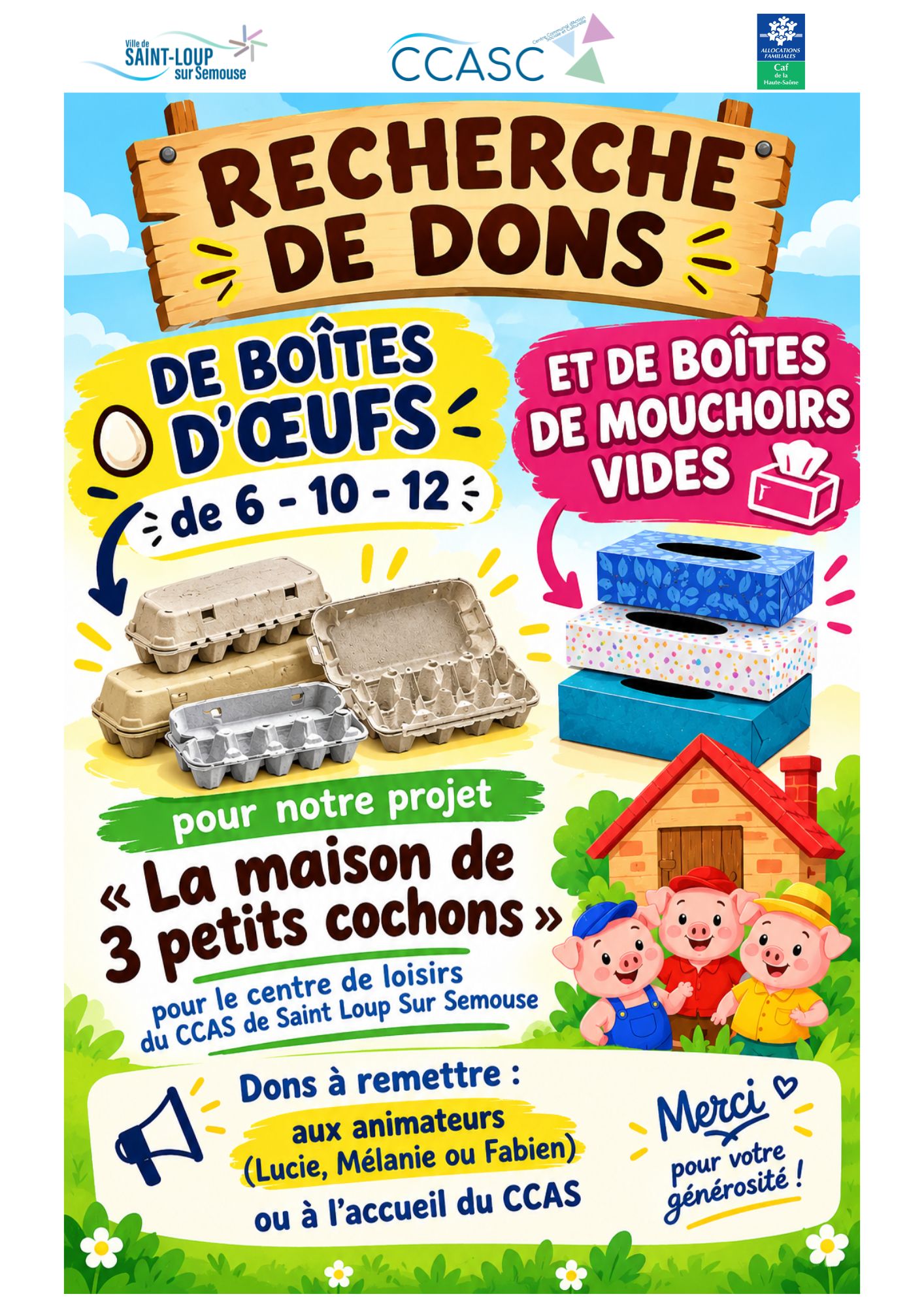 recherche de dons